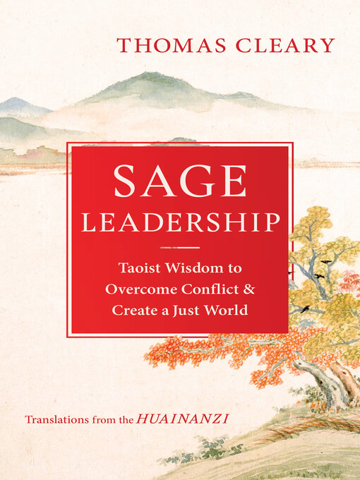 Title details for Sage Leadership by Thomas Cleary - Available